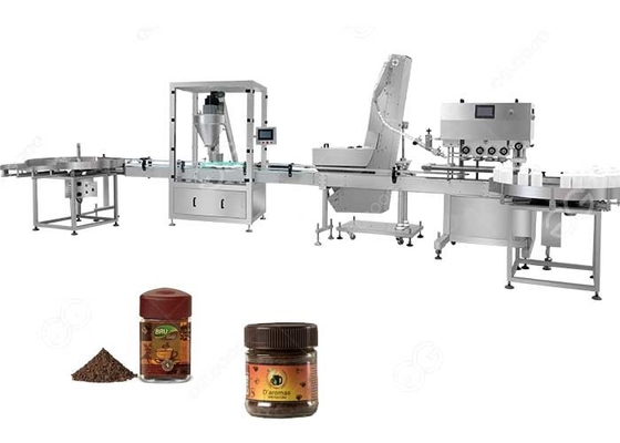 China Máquina de enchimento do pó do café da máquina do enchimento do pó do fabricante 20-35bottles/min de China fornecedor