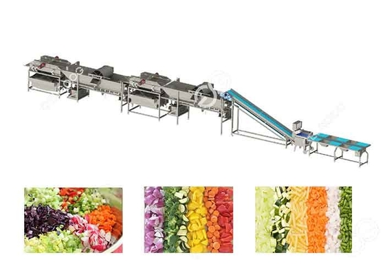 China Linha de processamento vegetal comercial do vegetal do equipamento da lavagem do fruto para a fábrica de tratamento vegetal fornecedor