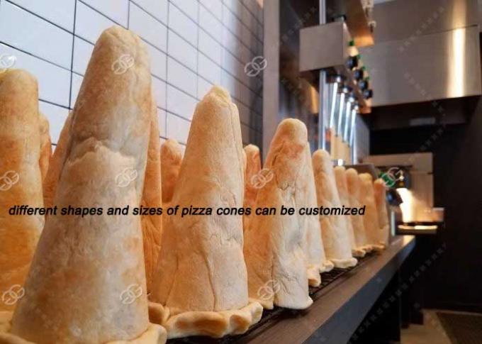 máquina da fabricação de massa do cone da pizza