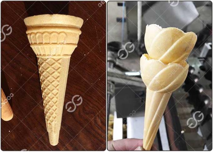 Máquina do fabricante de gelado do cone