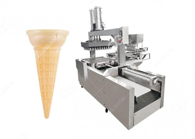 Cone de gelado que faz a máquina