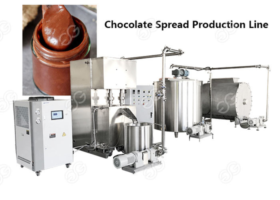 China Linha de produção da propagação do chocolate do conjunto completo, pasta do chocolate que faz a máquina fornecedor