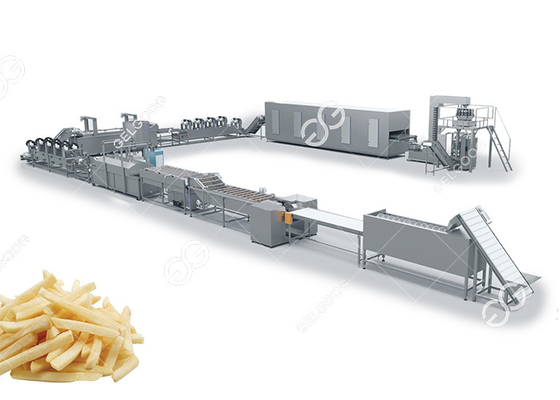 China Linha de produção congelada totalmente automático equipamento das batatas fritas da fábrica customizável de processamento da batata fornecedor