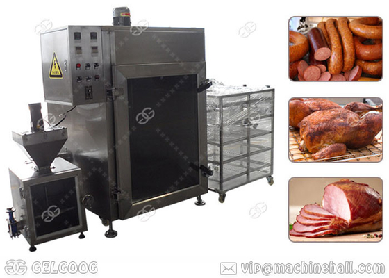 China Energia quente de fumo do equipamento dos peixes comerciais para o desempenho fumado da selagem da carne fornecedor