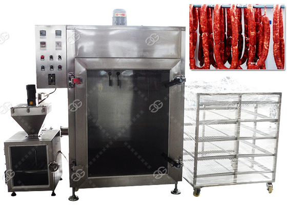 China O CE passou a máquina de fumo da salsicha da carne o forno automático 50KG/H do fumo dos peixes fornecedor