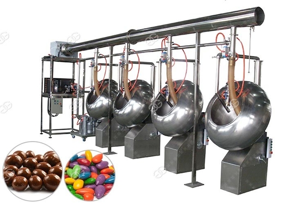 China Diâmetro de lustro 40-150 Cm da máquina de revestimento do chocolate SS304 automático fornecedor