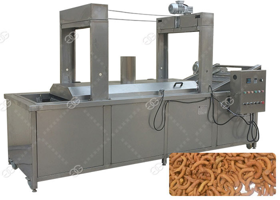 China Gás/petiscos bondes do aquecimento que fritam o material de aço inoxidável da máquina/frigideira profunda industrial fornecedor