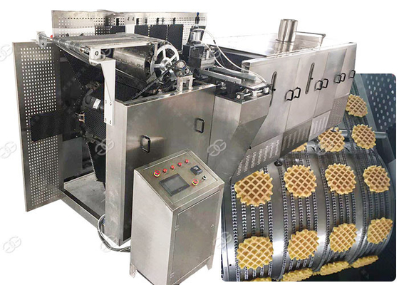 China Máquina de aço inoxidável do fabricante das cookies da máquina 3KW da fabricação de biscoitos do waffle fornecedor