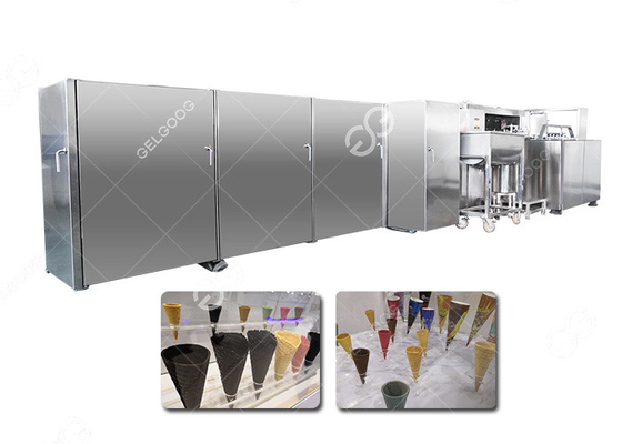 China Linha de produção do cone de gelado/preço automáticos completos da máquina cone do waffle fornecedor