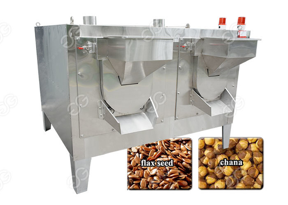 China Máquina da repreensão de Chana do grão-de-bico, torrador elétrico da semente de linho de aço inoxidável fornecedor