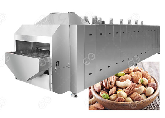 China Máquina elétrica do torrador do amendoim, macadâmia do pistache do equipamento refrigerando da repreensão da porca fornecedor