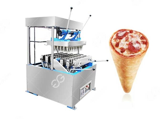 China Cone elétrico da pizza que faz a máquina, espessura 1200PCS/H do equipamento 5mm da pizza do cone fornecedor