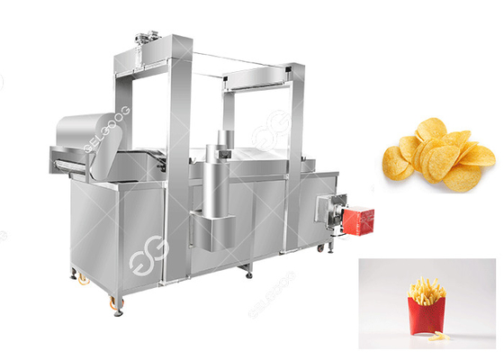 China Batatas fritas automáticas elétricas &amp; do gás da frigideira da máquina da batata que fritam a máquina fornecedor