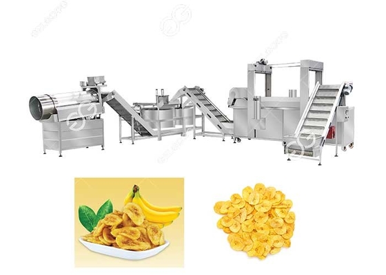 China A banana contínua lasca a fatura da máquina/máquina industrial da frigideira das microplaquetas da banana fornecedor