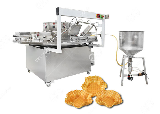 China O fabricante comercial da bacia do waffle, máquina de cozimento 380V do cone do waffle do gelado personalizou fornecedor