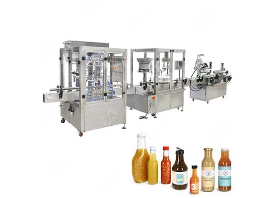 China Máquina de enchimento do molho picante de Chili Sauce Bottle Filling Machine da pequena escala fornecedor