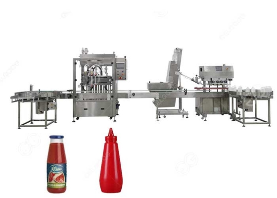 China Linha máquina do enchimento do molho de tomate da pequena escala de enchimento da pasta de tomate fornecedor