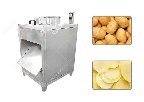 China 300-500kg/H batata Chips Cutting Machine Potato Chips que faz o custo de máquina fornecedor
