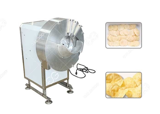 China Equipamento de processamento vegetal de Commerical, máquina de corte 600kg/H das microplaquetas de batata fornecedor