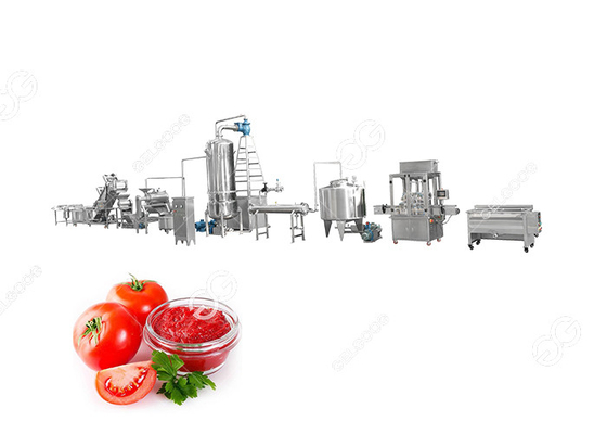Linha de produção industrial da pasta de tomates do equipamento da máquina de processamento da pasta de tomate 1T/H fornecedor