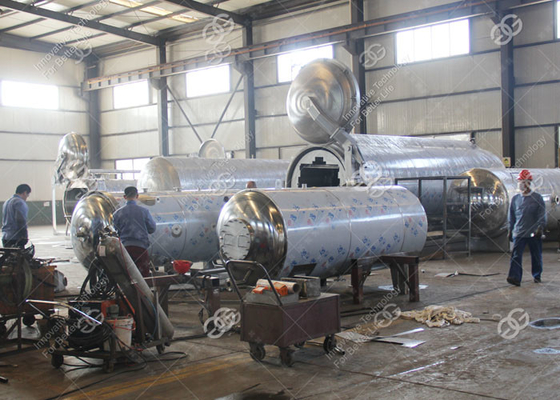 Máquina contínua 1700*1000*2400mm automático da esterilização da garrafa de vidro da circulação fornecedor