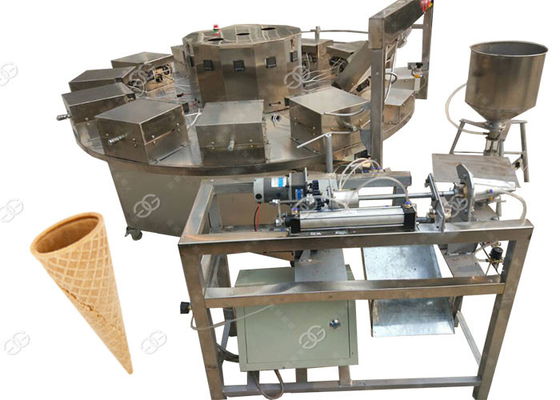 Maquinaria elétrica 1000PCS/H do cone do waffle do gelado do uso da fábrica três fases fornecedor