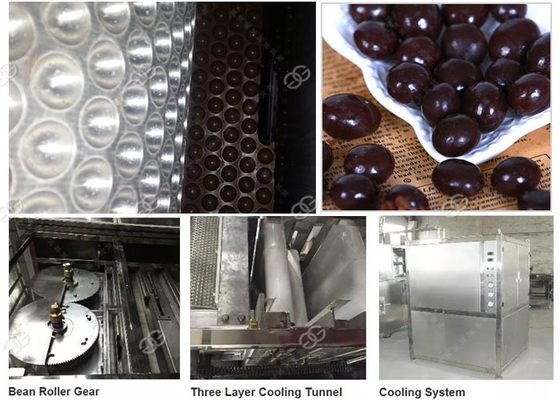Feijão automático do chocolate que faz a bola do chocolate da máquina que forma a máquina fornecedor