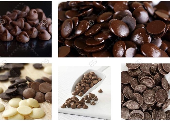 0,1 -5 pedaços de chocolate industriais do moedor da manteiga de porca de G que depositam fazendo a máquina fornecedor