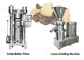 Linha de produção industrial do pó de cacau, máquina de processamento da porca 100 Kg/H da capacidade fornecedor