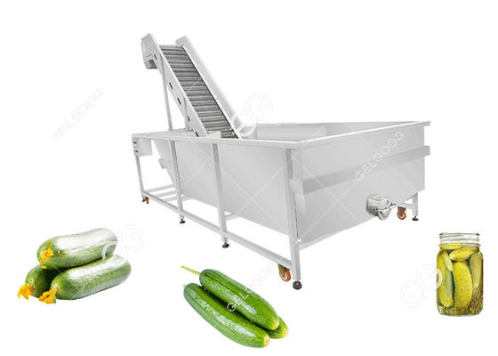 Máquina de processamento industrial da lavagem do pepino da arruela do pepino para o pepino secado pepino conservado